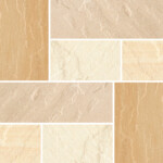 bradstone calibrated fossil buff sandstone paving contractor pack 15.3m2