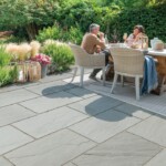 bradstone calibrated silver grey sandstone paving contractor pack 15.3m2