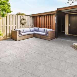 bradstone falona porcelain paving grey 900 x 600 x 20mm