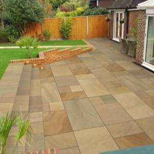 bradstone rock porcelain paving silver grey 895 x 595 x 20mm