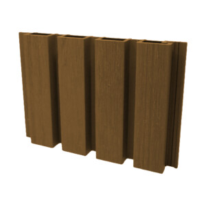 buffaloclad composite slatted cladding natural oak 2500 x 200 x 26mm