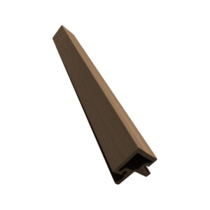 buffaloclad composite slatted corner trim natural oak 2500 x 49 x 49mm