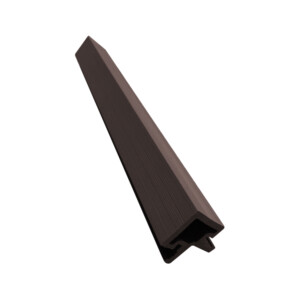 buffaloclad composite slatted corner trim natural oak 2500 x 49 x 49mm