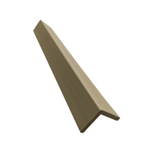 buffaloclad composite slatted corner trim natural oak 2500 x 49 x 49mm