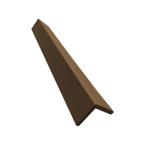 buffaloclad composite slatted corner trim natural oak 2500 x 49 x 49mm