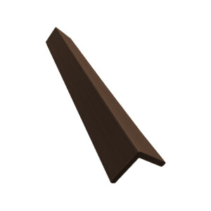 buffaloclad composite slatted corner trim natural oak 2500 x 49 x 49mm