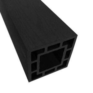 buffalodeck composite balustrade post charcoal 2400 x 100 x 100mm