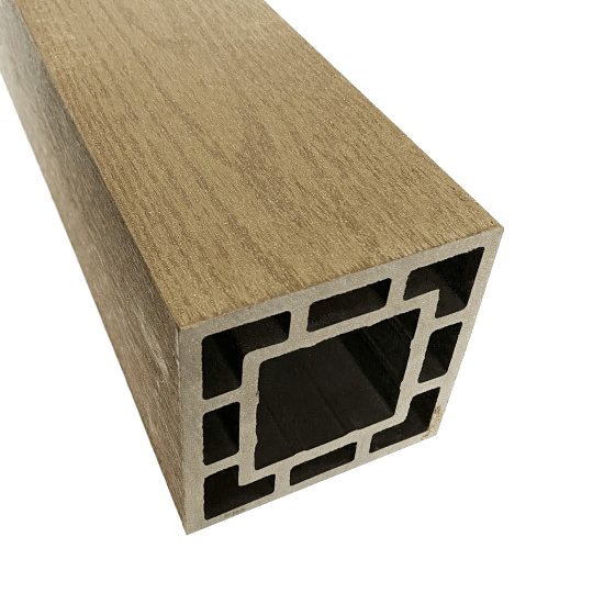 buffalodeck composite balustrade post charcoal 2400 x 100 x 100mm