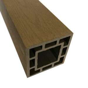 buffalodeck composite balustrade post charcoal 2400 x 100 x 100mm