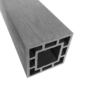 buffalodeck composite balustrade post charcoal 2400 x 100 x 100mm