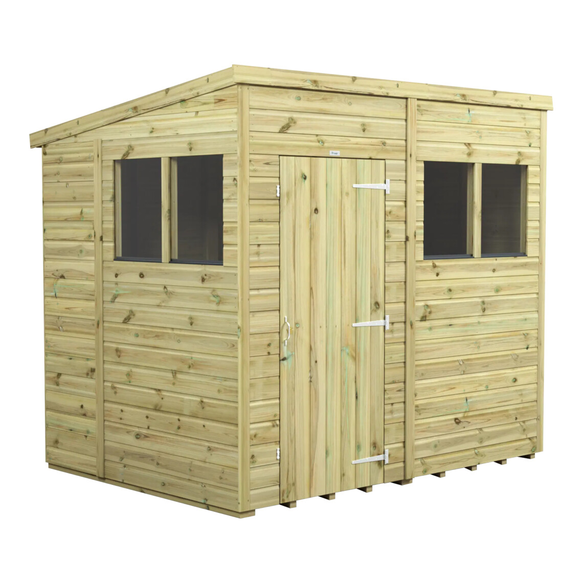 power pressure treated pent shed