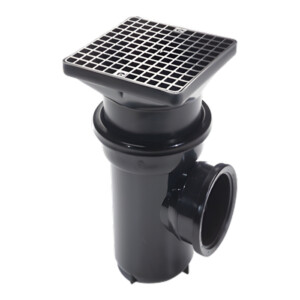 brett martin roddable gully square grid 90° outlet
