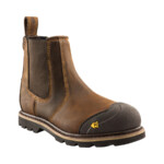 buckler goodyear welted safety dealer boot dark brown