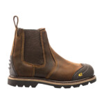 buckler goodyear welted safety dealer boot dark brown