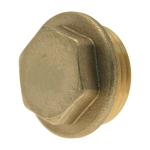 embrass brass flanged plug