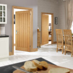 lpd mexicano internal unfinished oak fire door