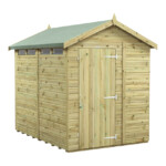 power pressure treated apex security shed