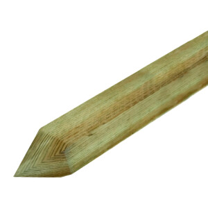sawn treated green pointed pegs 600 x 50 x 50mm