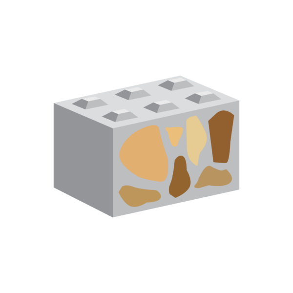 myers stone faced full block 1500 x 600 x 600mm