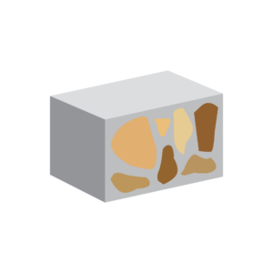 myers stone faced full block 1500 x 600 x 600mm