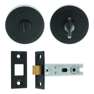 carlisle brass bathroom pack thumb turn release & dead bolt matt black