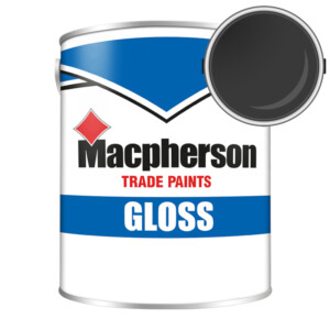 macpherson trade gloss paint black 1 litre