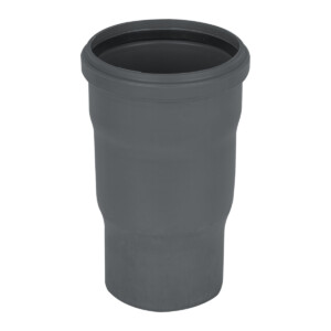 brett martin industrial upvc to cast iron & salt glaze drain connector grey 160mm