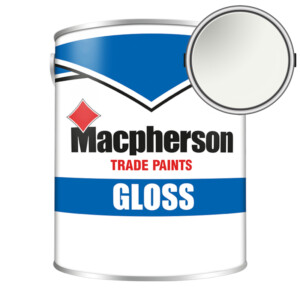 macpherson trade gloss paint brilliant white