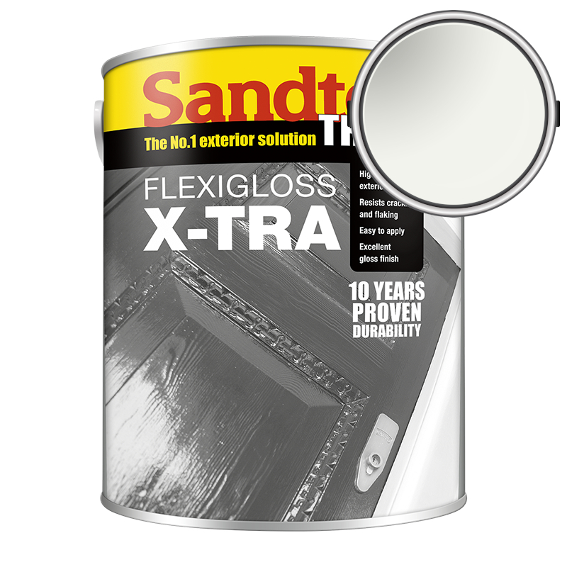 sandtex flexigloss x tra paint brilliant white