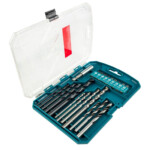 makita 18v combi drill lxt kit inc. 3ah battery free 22 piece bit set
