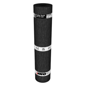 iko sbs turbo torch on black cap sheet roof felt 8 metres x 1000mm