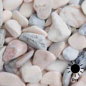 flamingo marble pebbles 20 50mm