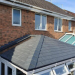 britmet liteslate synthetic hip/ridge tile slate grey 440mm