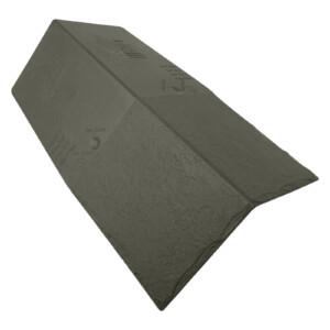 britmet liteslate synthetic hip/ridge tile ash 440mm