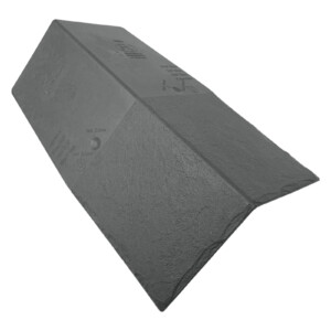 britmet liteslate synthetic hip/ridge tile slate grey 440mm