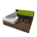 core edge flexible steel path & lawn edging 5 metre kit brown 100mm (copy)