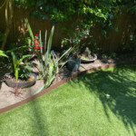 core edge flexible steel path & lawn edging 5 metre kit brown 100mm