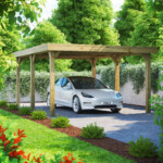 power flat roof gazebos
