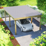 power flat roof gazebos