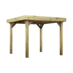 power flat roof gazebos
