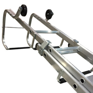 tb davies double section extending roof ladder inc. wheels & ridge hook 6.9 metres