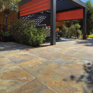 pavestone dolomite porcelain paving mars rust 1000 x 500 x 20mm