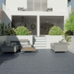 pavestone classic porcelain paving anthracite 600 x 600 x 20mm