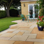pavestone classic sandstone calibrated paving golden fossil