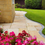 pavestone classic sandstone calibrated paving golden fossil