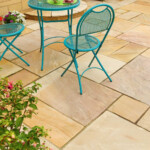 pavestone classic sandstone calibrated paving golden fossil