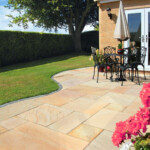 pavestone classic sandstone calibrated paving golden fossil