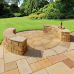 pavestone classic sandstone calibrated paving golden fossil