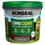 ronseal one coat shed & fence protector medium oak 5 litres (copy)