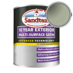 sandtex 10 year exterior multi surface satin paint bay tree 1